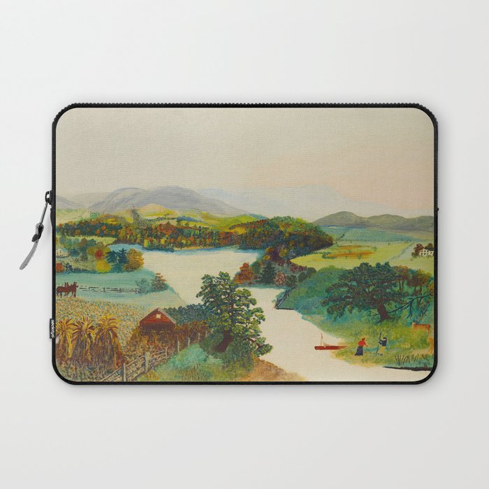 Anna Mary Robertson 'Grandma' Moses Upper Cambridge Valley American Folk Art Laptop Sleeve Gallery Image 1