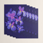 Under The Neon Floral Wrapping Paper Gallery Image 3
