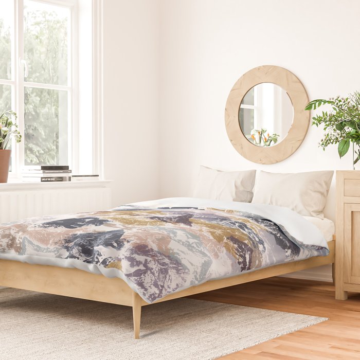 Abstract Colorful mountains C Duvet Cover Gallery Image 2