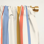 Classic Stripes XXIII - Retro Summer Window Curtain Gallery Image 2