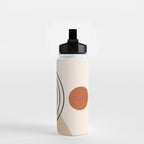 Abstraction_NEW_SUN_DAWN_MOUNTAINS_LINE_POP_ART_008B Water Bottle Gallery Image 2