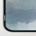 Atlantic Ocean Sunrise III - Blush Pink Mint Sky Baby Blue Abstract Sky Art Water Clouds Painting Laptop Sleeve Gallery Image 3