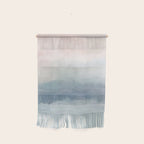 Atlantic Ocean Sunrise III - Blush Pink Mint Sky Baby Blue Abstract Sky Art Water Clouds Painting Wall Hanging Gallery Image 1