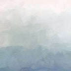 Atlantic Ocean Sunrise III - Blush Pink Mint Sky Baby Blue Abstract Sky Art Water Clouds Painting Coffee Mug Gallery Image 2