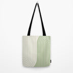 Two Tone Line Curvature XVI Tote Bag Gallery Image 2