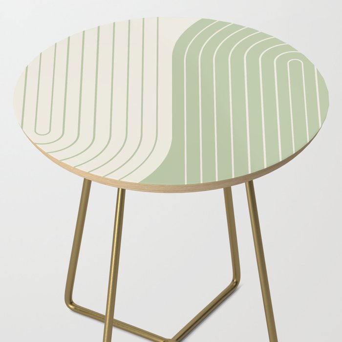 Two Tone Line Curvature XVI Side Table Gallery Image 2