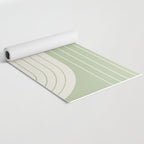 Two Tone Line Curvature XVI Yoga Mat Gallery Image 2