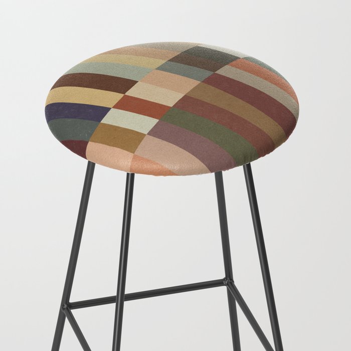 Mix of Stripes #5 Stool Gallery Image 2
