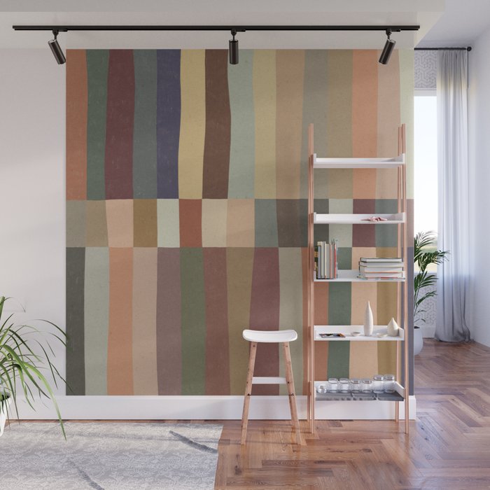 Mix of Stripes #5 Wall Mural Gallery Image 1