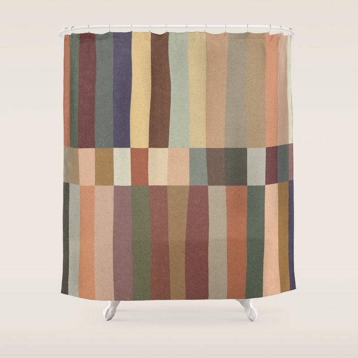 Mix of Stripes #5 Shower Curtain Gallery Image 1