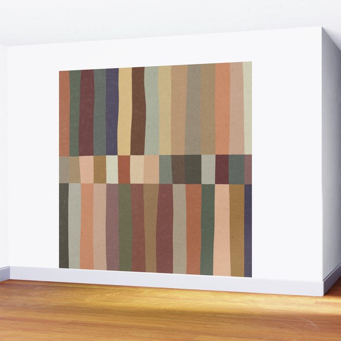 Mix of Stripes #5 Wall Mural Gallery Image 2
