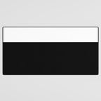 Color Block-Black and White Desk Mat Gallery Image 3