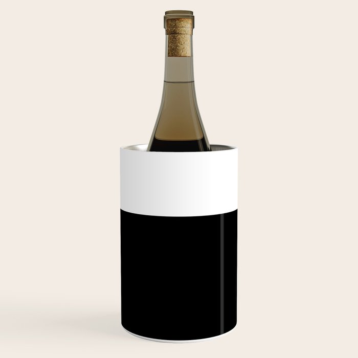Color Block-Black and White Wine Chiller Gallery Image 1