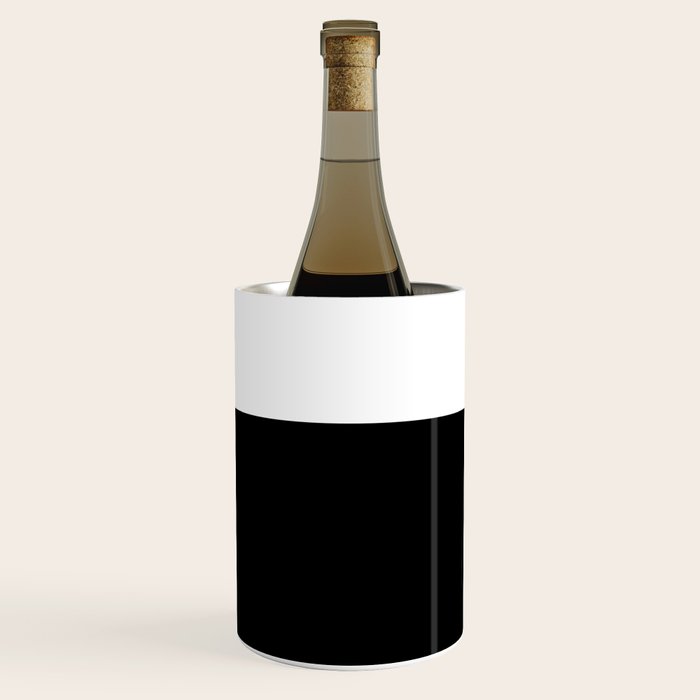 Color Block-Black and White Wine Chiller Gallery Image 2