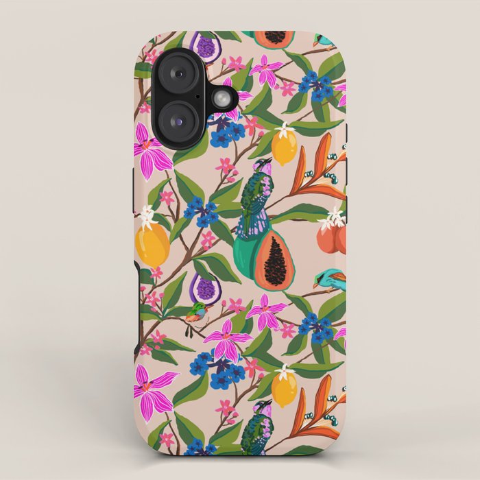 Summer vibes in tropical jungle iPhone Case Gallery Image 1