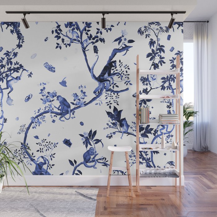 Monkey World Jouy Wall Mural Gallery Image 1