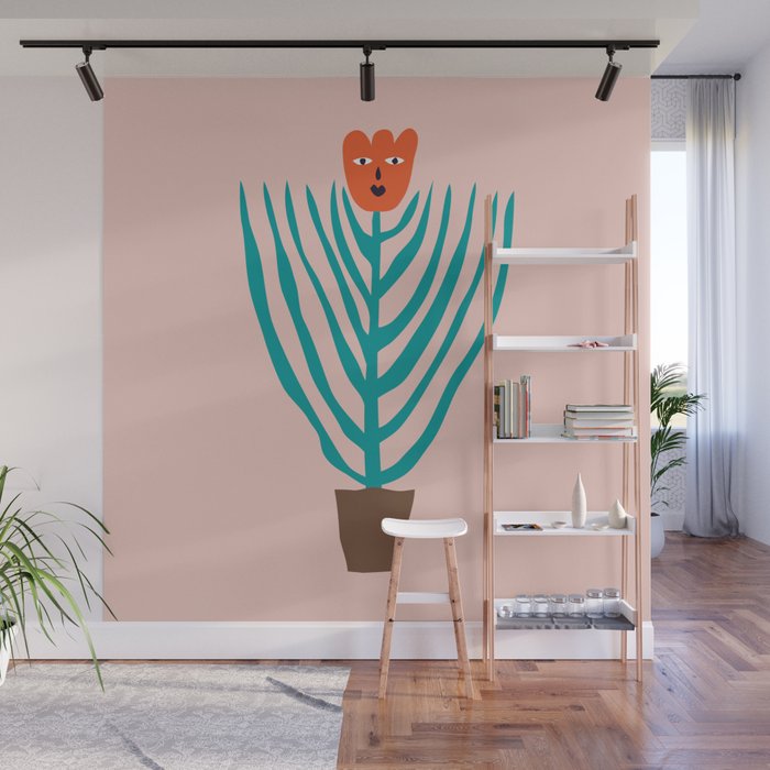 Sassy flower Wall Mural Gallery Image 1