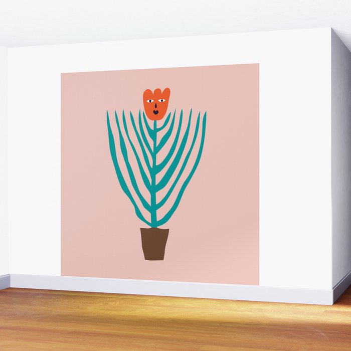 Sassy flower Wall Mural Gallery Image 2