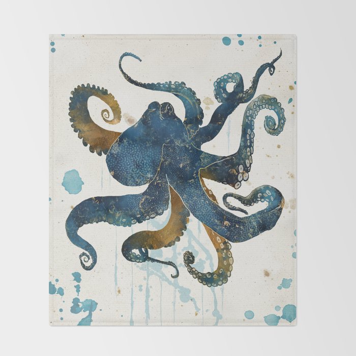 Underwater Dream III Throw Blanket Gallery Image 2