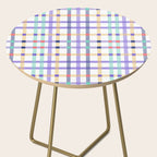 Vibrant Plaid Fusion A Side Table Gallery Image 2