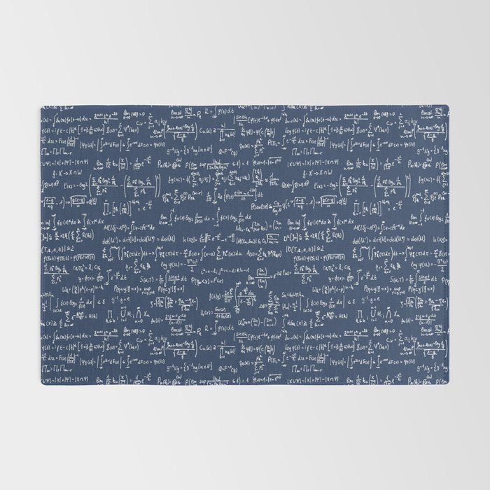 Math Equations // Navy Rug Gallery Image 2