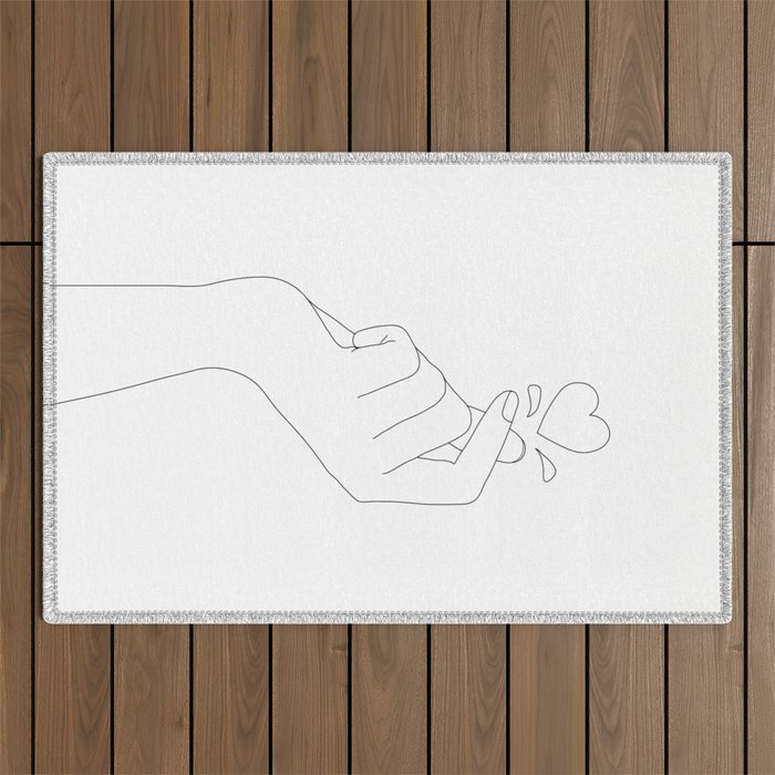 Love Snap Outdoor Rug Gallery Image 1