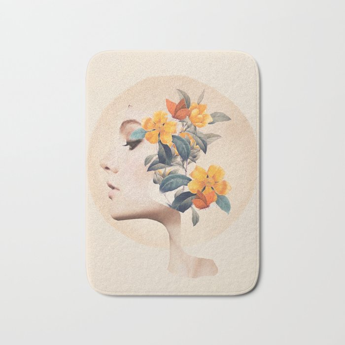 Floral Portrait 31 Bath Mat Gallery Image 1