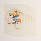 Floral Portrait 31 Wrapping Paper Gallery Image 3