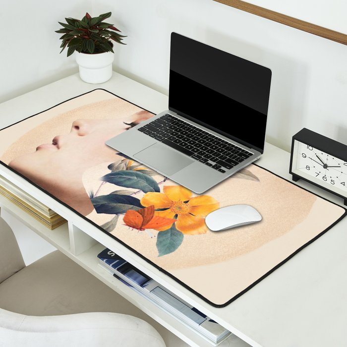 Floral Portrait 31 Desk Mat Gallery Image 2