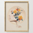 Floral Portrait 31 Serving Tray Gallery Image 1