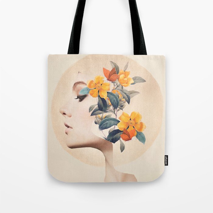 Floral Portrait 31 Tote Bag Gallery Image 1