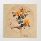 Floral Portrait 31 Wood Wall Art Gallery Image 1