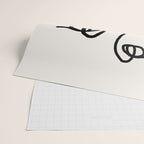 Faces | Black Wrapping Paper Gallery Image 2