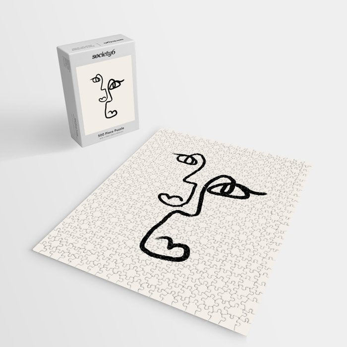 Faces | Black Jigsaw Puzzle Gallery Image 2