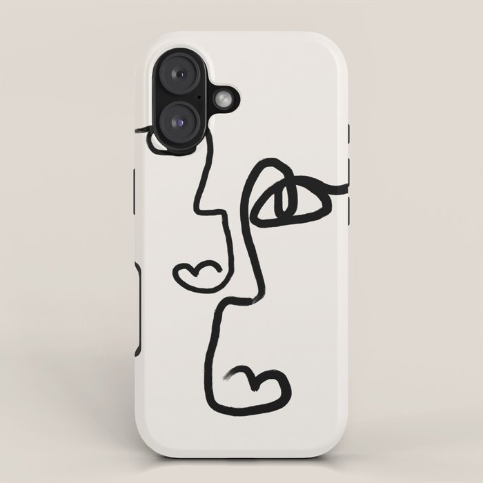 Faces | Black iPhone Case Gallery Image 1