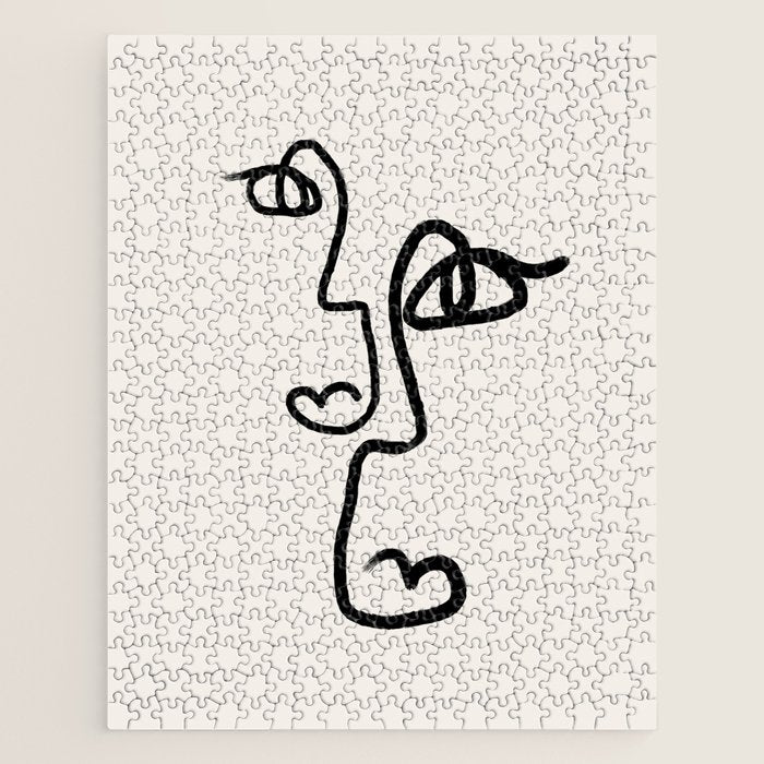 Faces | Black Jigsaw Puzzle Gallery Image 1