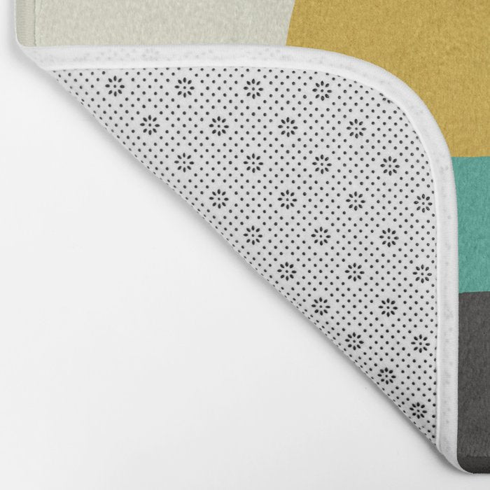 Sunny Island - Gold Green Bath Mat Gallery Image 2