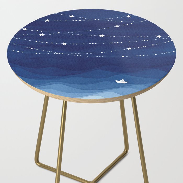 Garland of Stars IV, night sky Side Table Gallery Image 2