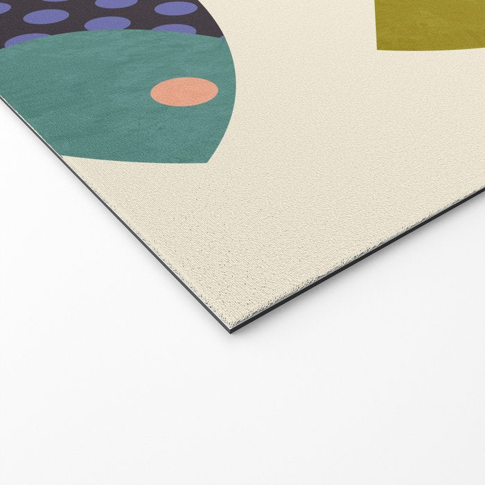 mid century abstract fishes Welcome Mat Gallery Image 2