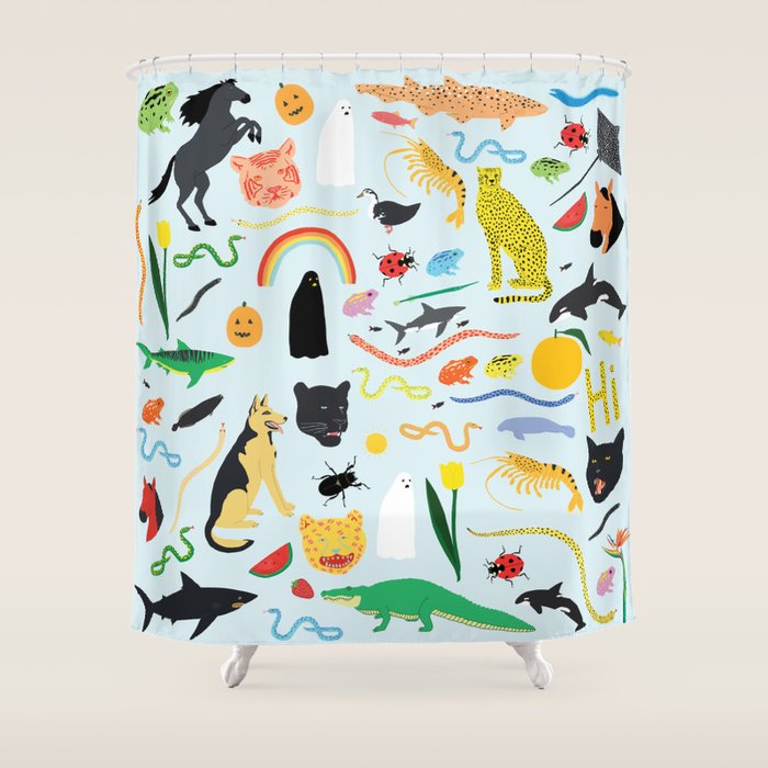 Everyone is Invited Shower Curtain Gallery Image 1