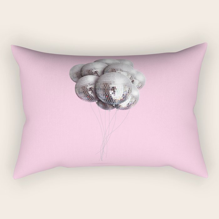 Disco Balloons Rectangular Pillow Gallery Image 1