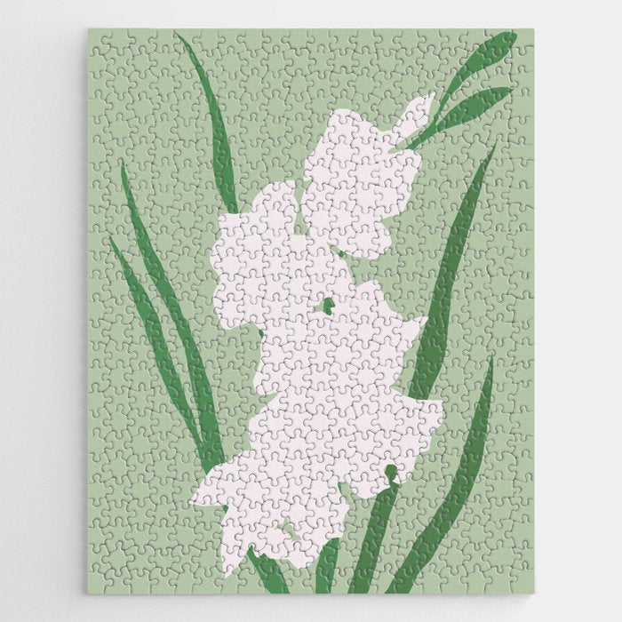 Porcelain pure white flower Jigsaw Puzzle Gallery Image 1