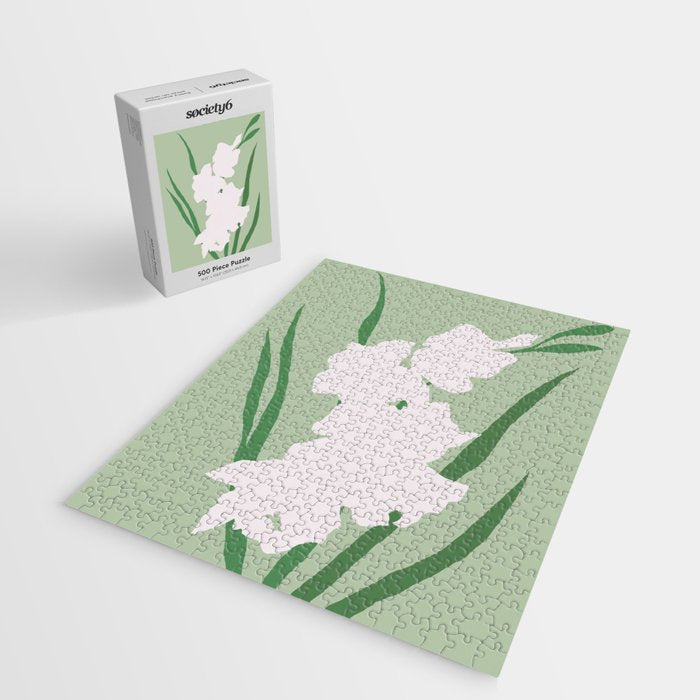Porcelain pure white flower Jigsaw Puzzle Gallery Image 2