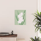 Porcelain pure white flower Poster Gallery Image 2