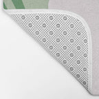 Porcelain pure white flower Bath Mat Gallery Image 2