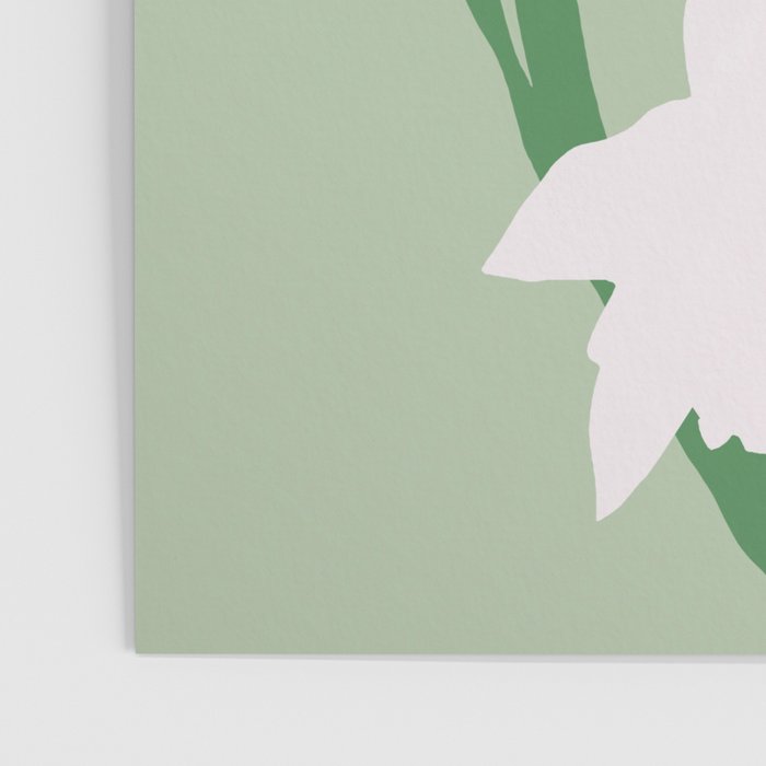 Porcelain pure white flower Poster Gallery Image 3