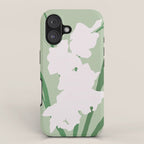Porcelain pure white flower iPhone Case Gallery Image 1