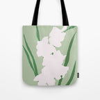 Porcelain pure white flower Tote Bag Gallery Image 1