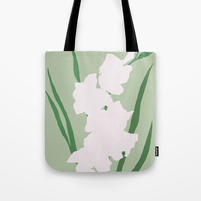 Porcelain pure white flower Tote Bag Gallery Image 1