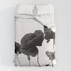 Poppy (black and white) Duvet Cover Gallery Image 6